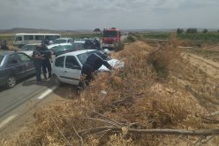 سيدي بلعباس.. 11 جريحا في اصطدام بين سيارة وحافلة   