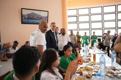 حماد يزور الوفد الجزائري المشارك في الألعاب الإفريقية المدرسية