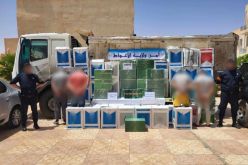 الأغواط… توقيف 4 أشخاص وحجز 39 ألف علبة سجائر أجنبية الصنع