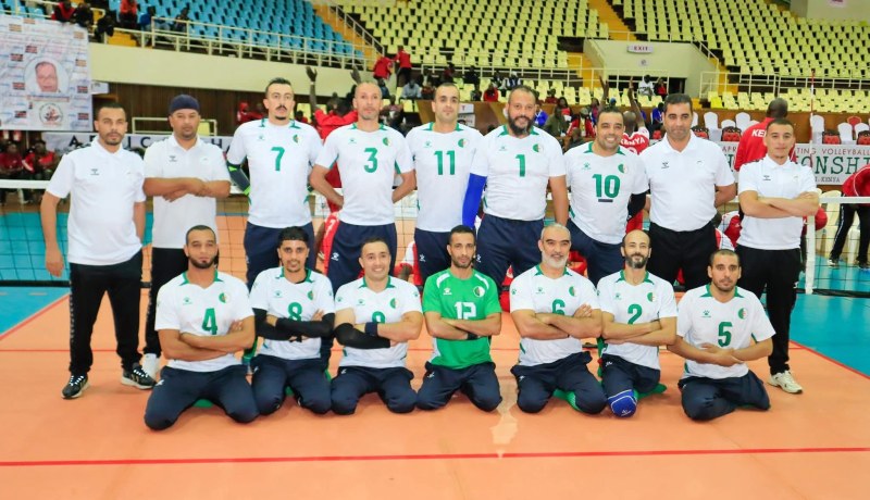 بالصور.. المنتخب الوطني للكرة الطائرة جلوس يحرز برونزية البطولة الإفريقية