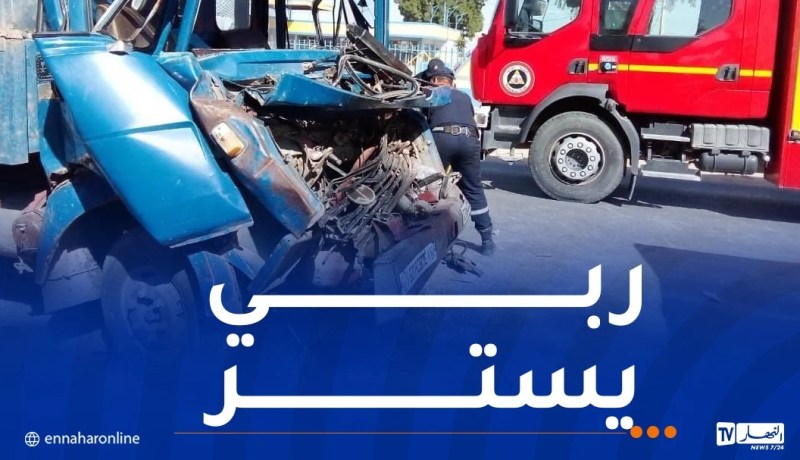 3 ضحايا في اصطدام شاحنتين بالمدية