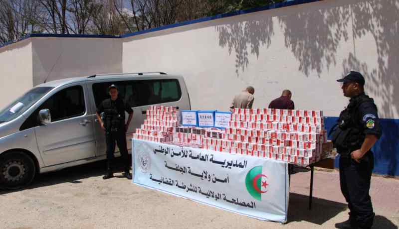 الجلفة: توقيف شخصين وضبط أزيد من 89 ألف قرص مهلوس