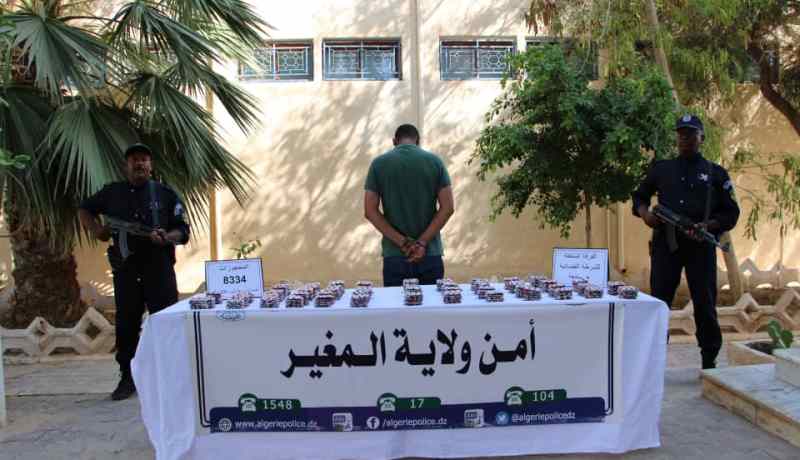 المغير.. ضبط أزيد من 8 ألاف كبسولة من المؤثرات العقلية