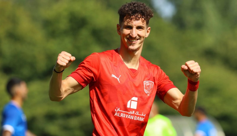 الفيديو.. بولبينة يبصم على أول أهدافه مع الدحيل في وديتهم أمام كيفيسيا