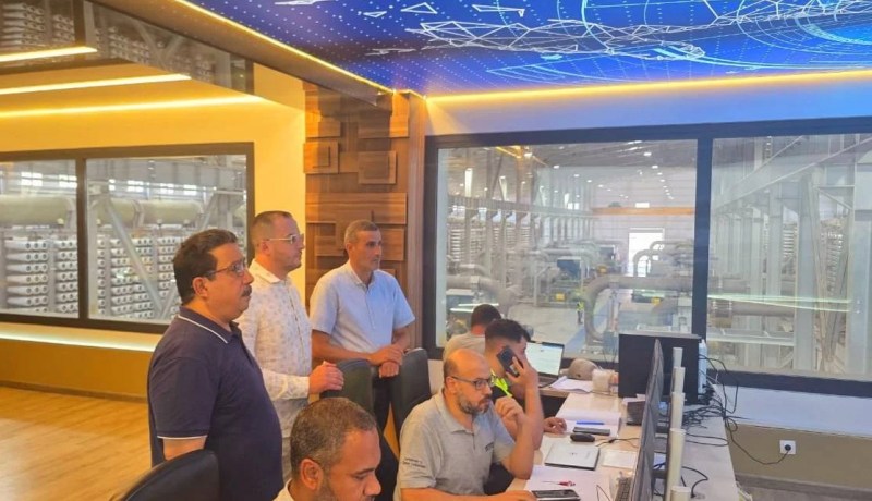 الرئيس المدير العام للشركة الجزائرية للطاقة يعاين محطة تحلية مياه البحر فوكة 2 والحامة