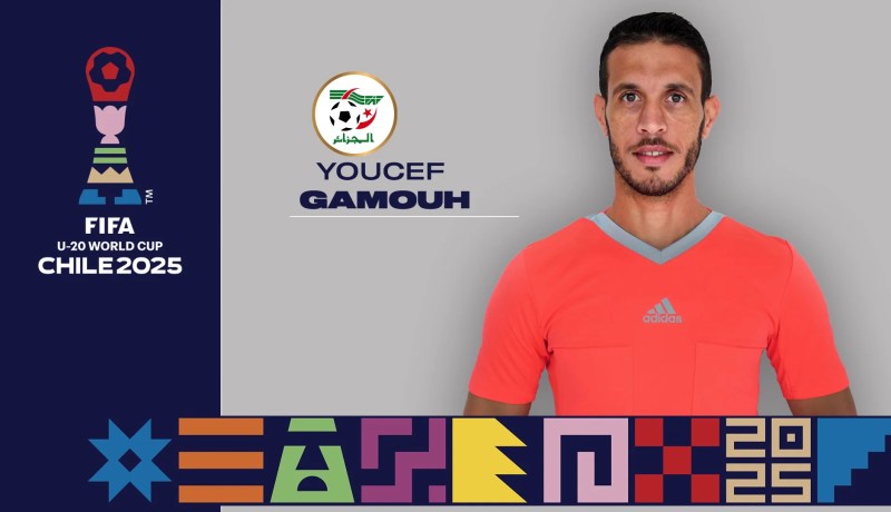 قاموح ممثلا للتحكيم الجزائري في كأس العالم لأقل من 20 عاما