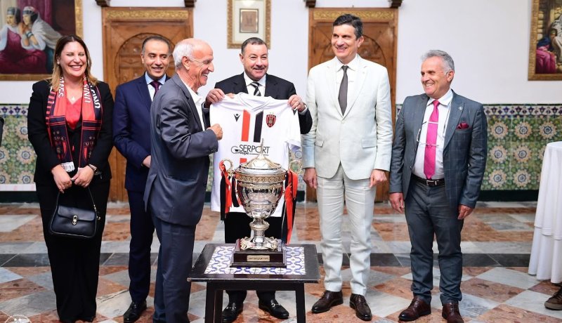 بالصور.. الوزير سعيد سعيود يكرم فريق اتحاد العاصمة