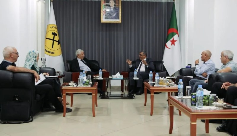 سونارم يبحث التعاون مع مراكز البحث والجامعات الجزائرية في النشاط المنجمي
