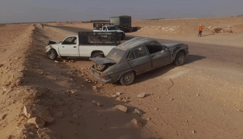 بسكرة.. 8 جرحى في اصطدام بين سيارتين بـ أوماش