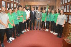 الوزير صادي يستقبل أبطال الجزائر للتايكواندو بعد تألقهم في البطولة الإفريقية