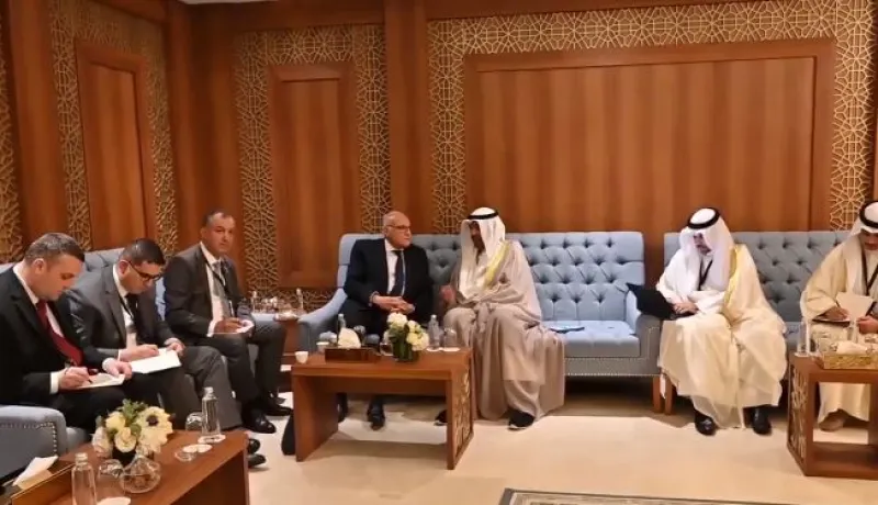 الوضع الإنساني الكارثي في غزة محور لقاء عطاف ونظيره الكويتي