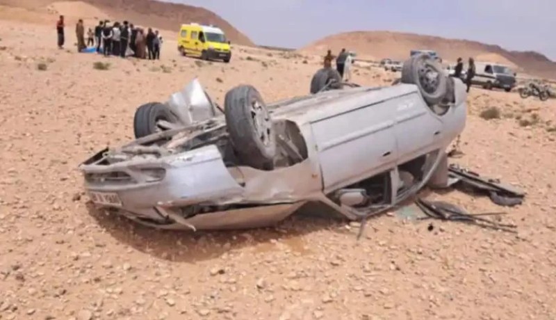 الجلفة.. قتيل و4 جرحى في انحراف وانقلاب سيارة بمسعد