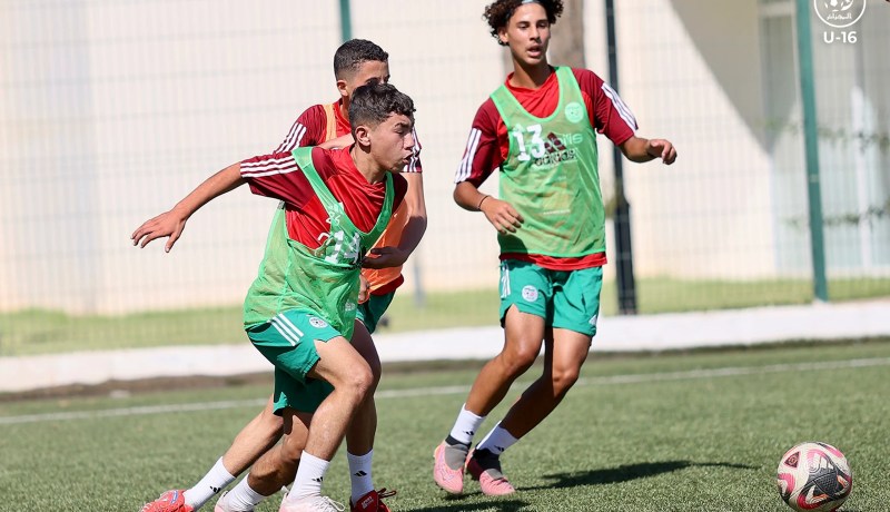 منتخب أقل من 16 سنة يُنهي أول تربص له بسيدي موسى بمشاركة 31 لاعبًا