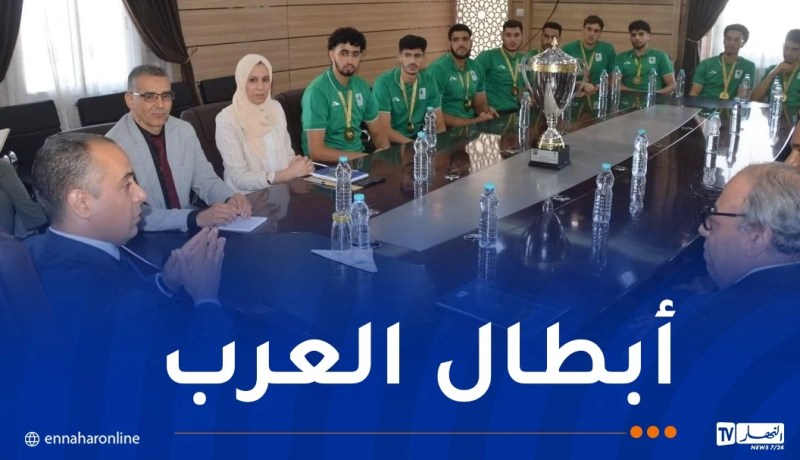 بالصور.. صادي يستقبل المنتخب الوطني لكرة السلة
