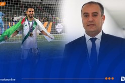 رئيس “الفاف” وليد صادي يهنئ رياض محرز