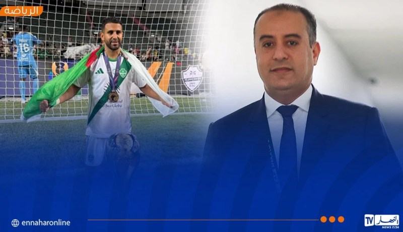 رئيس “الفاف” وليد صادي يهنئ رياض محرز