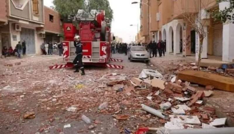 ورڨلة.. 6 جرحى في انفجار للغاز بحي 140 مسكنا
