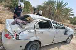المغير: 4 جرحى في انحراف مركبة في أم الطيور