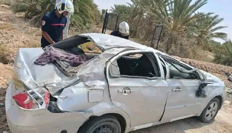 المغير: 4 جرحى في انحراف مركبة في أم الطيور