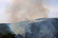 بالفيديو : اندلاع حريق مهول في جبال الشريعة