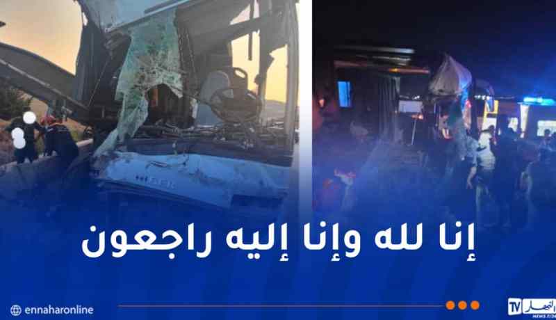 صور : 3 وفيات و31 جريحا إثر انقلاب حافلة في عين الدفلى