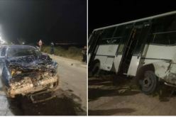 البيض.. 6 جرحى في اصطدام بين حافلة وسيارة