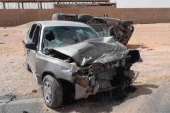 ان صالح.. قتيل و4 جرحى في اصطدام بين سيارتين