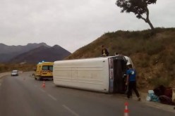 سطيف.. 7 جرحى في انحراف وانقلاب حافلة لنقل المسافرين 