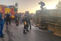 ارتفاع حصيلة حادث انقلاب حافلة في المدية إلى 22 جريحًا