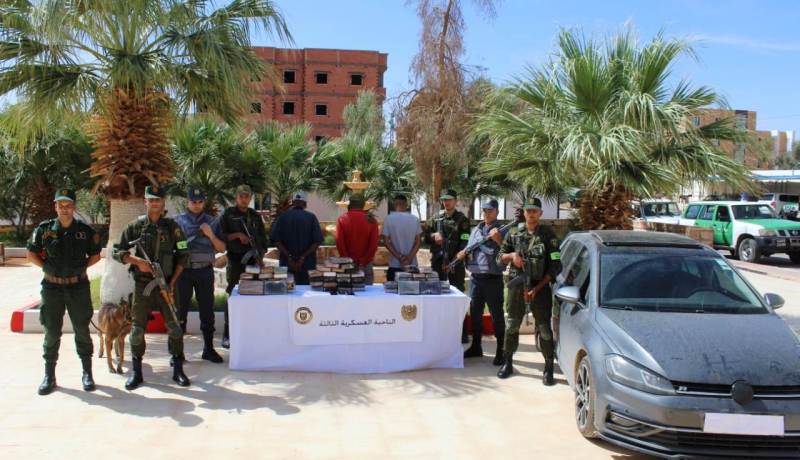 بشار.. توقيف 3 أشخاص وحجز أزيد من 69 كلغ كوكايين