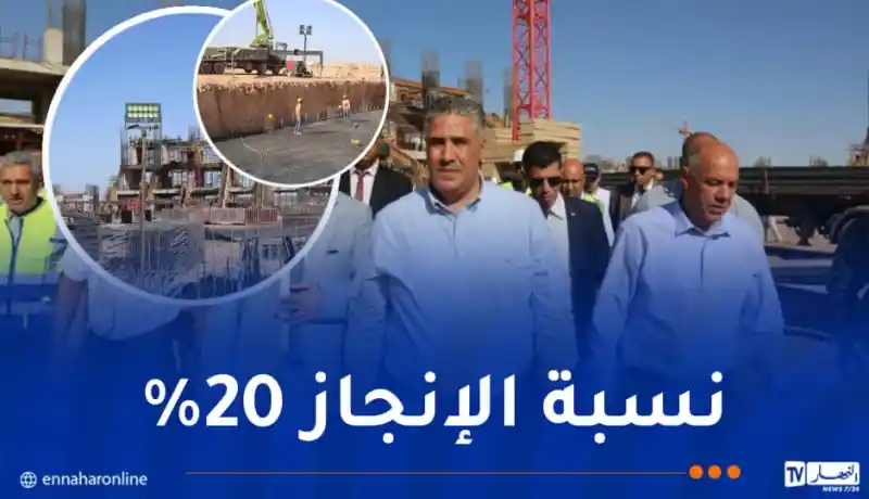 بلعريبي يزور مشروع انجاز المركب الرياضي ببشار.. وهذا ما أمر به