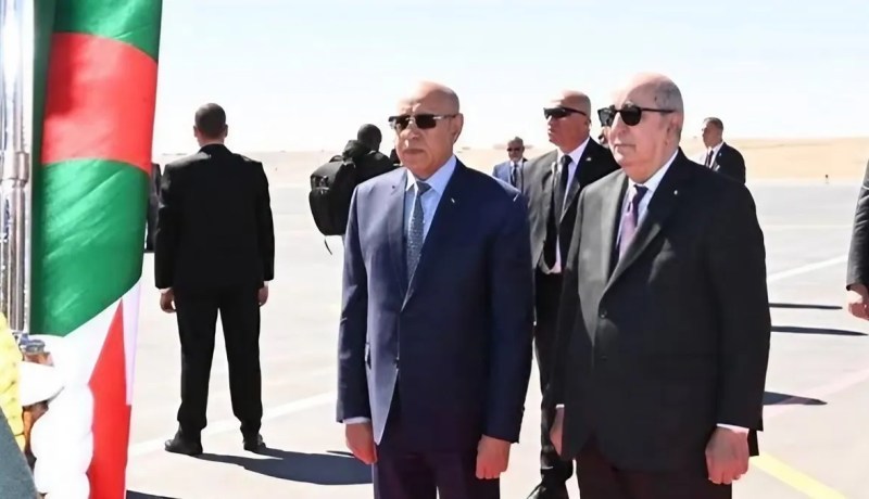 معرض التجارة البينية.. رئيس الجمهورية يستقبل نظيره الموريتاني