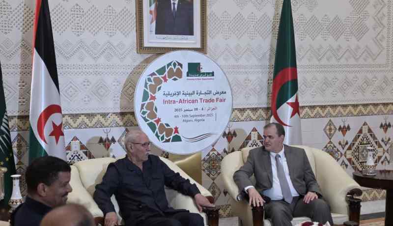 رزيق يستقبل الرئيس الصحراوي