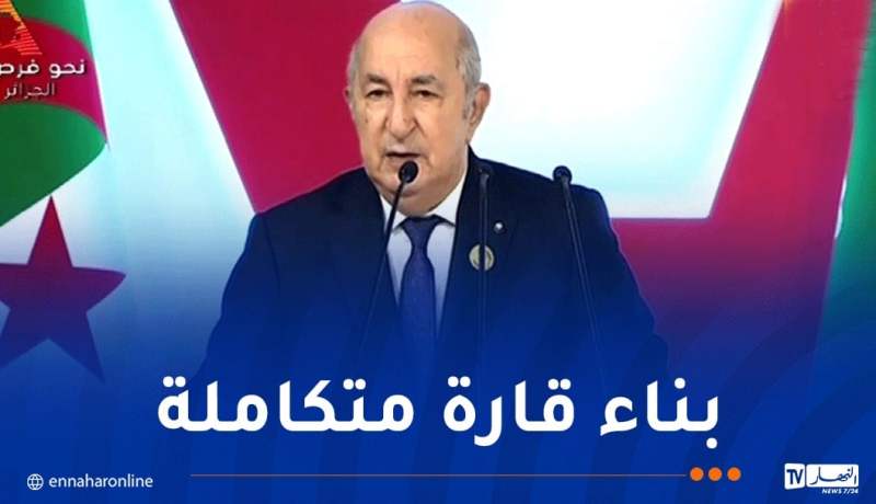 الرئيس تبون: الطريق لا يزال طويلا لتصحيح المضالم التاريخية في حق إفريقيا