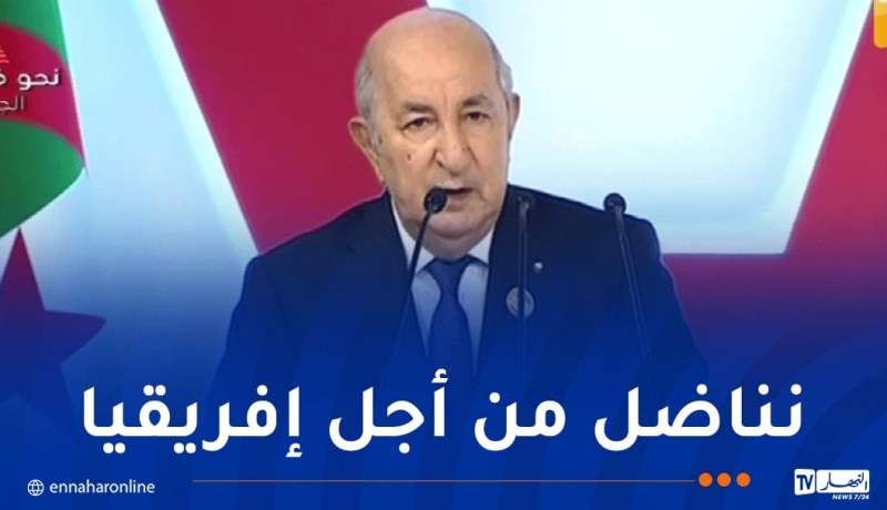 رئيس الجمهورية: الجزائر كوّنت 65 ألف إطار إفريقي بدون ضجة