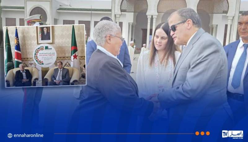 رزيق يودّع نائبة رئيسة ناميبيا عقب مشاركتها في معرض التجارة الإفريقية