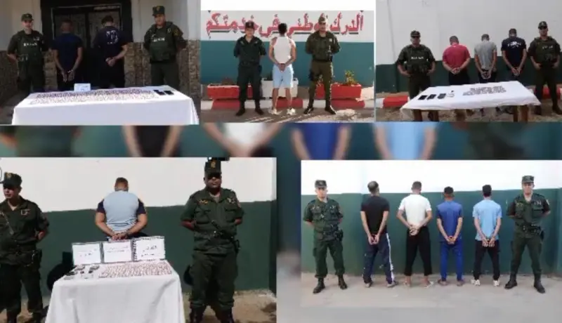 درك وهران يطيح بعدة شبكات ويحجز أزيد من 3 آلاف قرص صاروخ