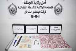 الجلفة.. توقيف 3 مروّجين للمهلوسات وحجز كمية من الكيف