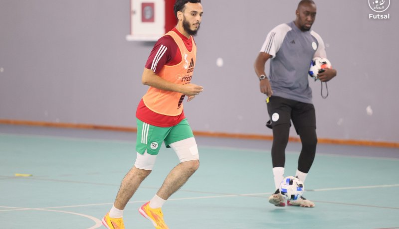 المنتخب الوطني لكرة القدم داخل القاعة يختم تربصه التحضيري
