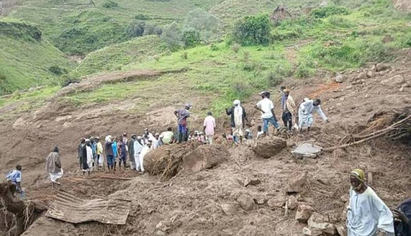 إنتشال 270 جثة بعد الإنزلاق الأرضي في السودان