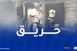 إندلاع حريق ضخم في محلات تجارية بالبليدة