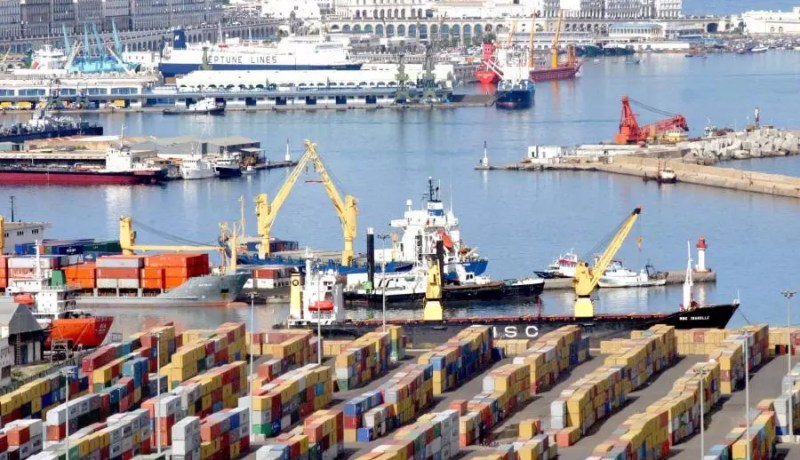 ميناء الجزائر: ارتفاع بأكثر من 42% في الصادرات خلال الثلاثي الثاني