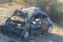 البويرة.. 4 جرحى في انحراف وانقلاب سيارة