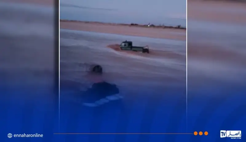 الجلفة .. إنقاذ شخصين علقا داخل سيارة جرفها واد مسعد