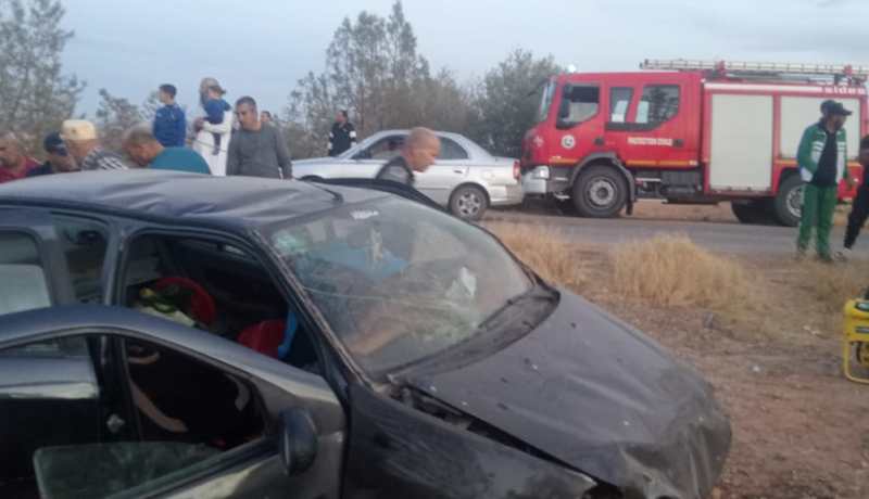 سعيدة.. قتيل و5 جرحى في اصطدام بين سيارة وجرار