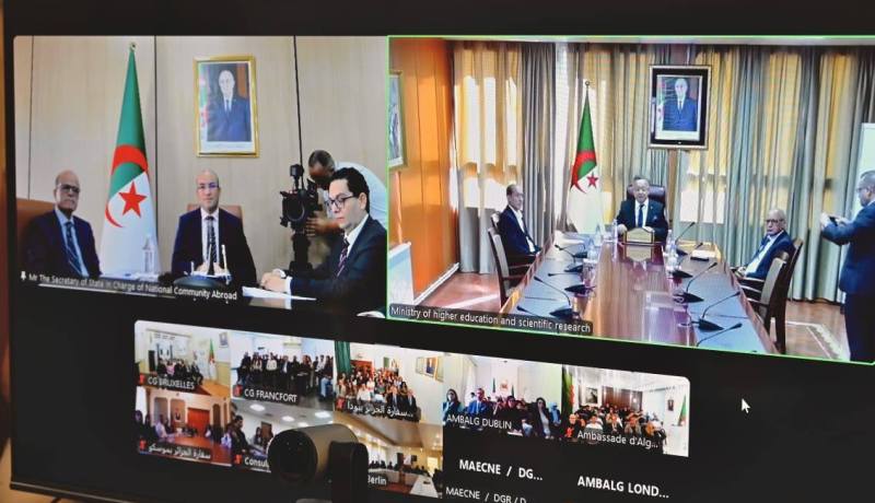 شايب وبداري ينشطاء لقاءً افتراضيا مع طلبة الجالية في شمال أوروبا