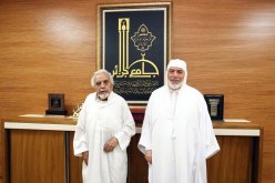 عميد جامع الجزائر يستقبل عبد القادر فضيل أحد رواد المدرسة الجزائرية