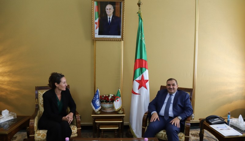 وزير العدل يستقبل ممثلة برنامج الأمم المتحدة الإنمائي بالجزائر