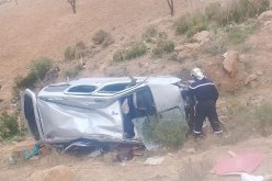 المدية .. قتيل و3 جرحى في انحراف سيارة وانقلابها في منحدر بعين بوسيف