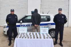 BRI تيسمسيلت تحجز كمية معتبرة من المخدرات وتوقف مروّجاً